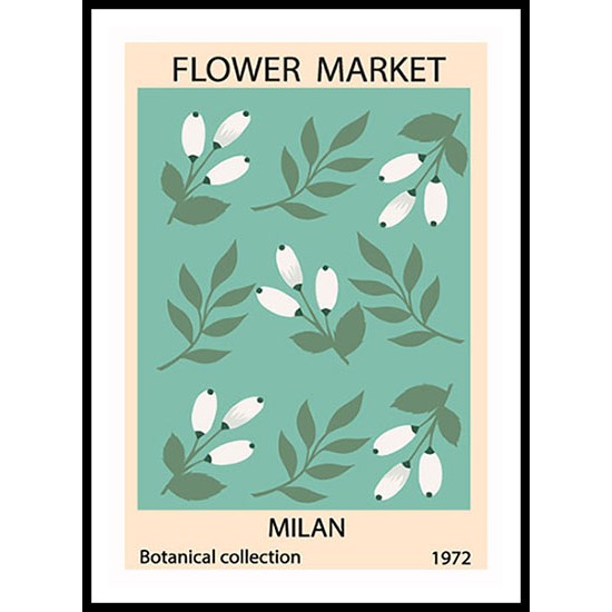 Abstract Flower Market Floral Wall Art Poster 27